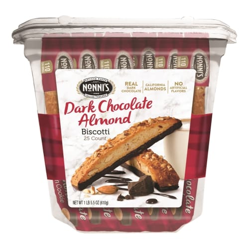 Nonni's Dark Chocolate Almond Biscotti